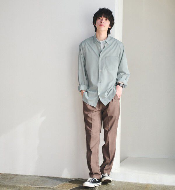 UNITED ARROWS green label relaxing「ウォッシャブル トロ ジャストルーズ シャツ -ストレッチ-」|シャツ・ブラウス|