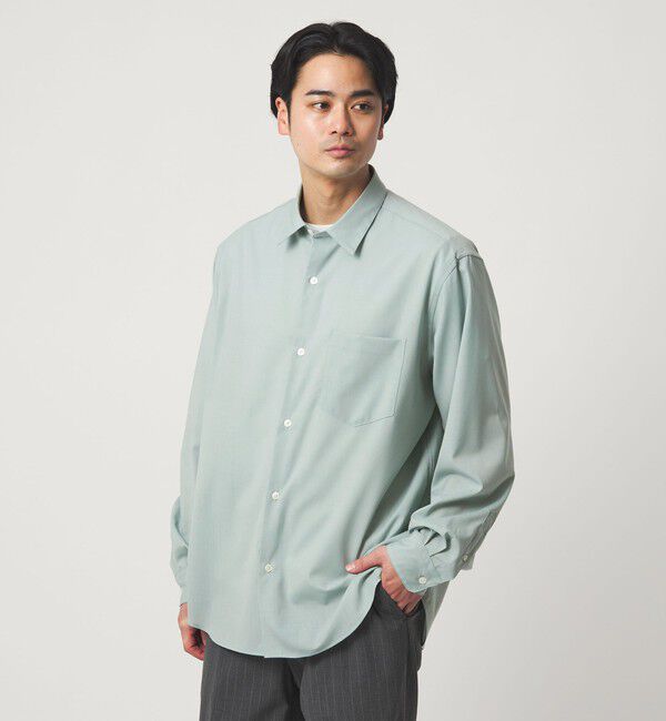 UNITED ARROWS green label relaxing「ウォッシャブル トロ ジャストルーズ シャツ -ストレッチ-」|シャツ・ブラウス|