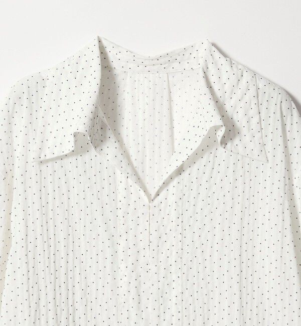 EMMEL REFINES「＜EMMEL REFINES＞EM ドット セミシアー シャツ」|シャツ・ブラウス|