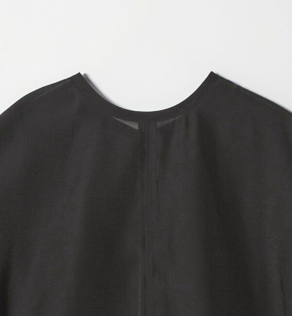 EMMEL REFINES「＜EMMEL REFINES＞EM シアー 2WAY ジップ ブラウス」|シャツ・ブラウス|