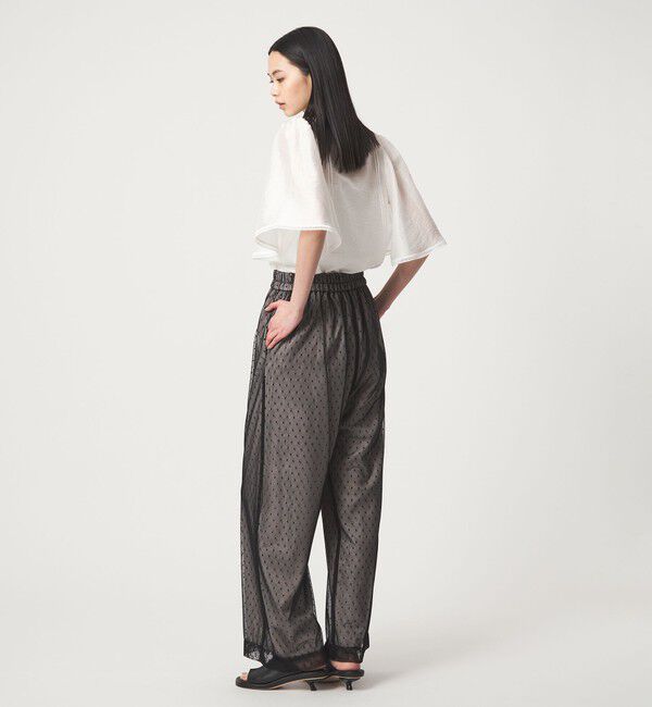 EMMEL REFINES「＜EMMEL REFINES＞EM ドットチュール レイヤー パンツ」|チノ|