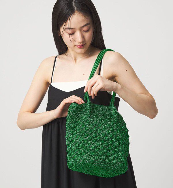 UNITED ARROWS green label relaxing「メタリックヤーンレーシー トートバッグ / ショルダーバッグ」|ショルダー・メッセンジャー|