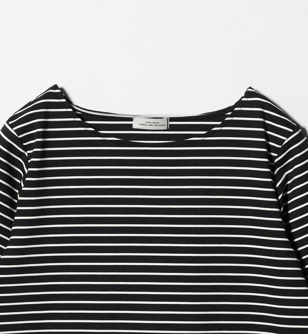 UNITED ARROWS green label relaxing「ボートネック ポンチ プルオーバー カットソー 接触冷感 UVカット」|Tシャツ・カットソー|