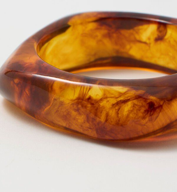 UNITED ARROWS green label relaxing「マーブル スクエア バングル」|ブレスレット・バングル|