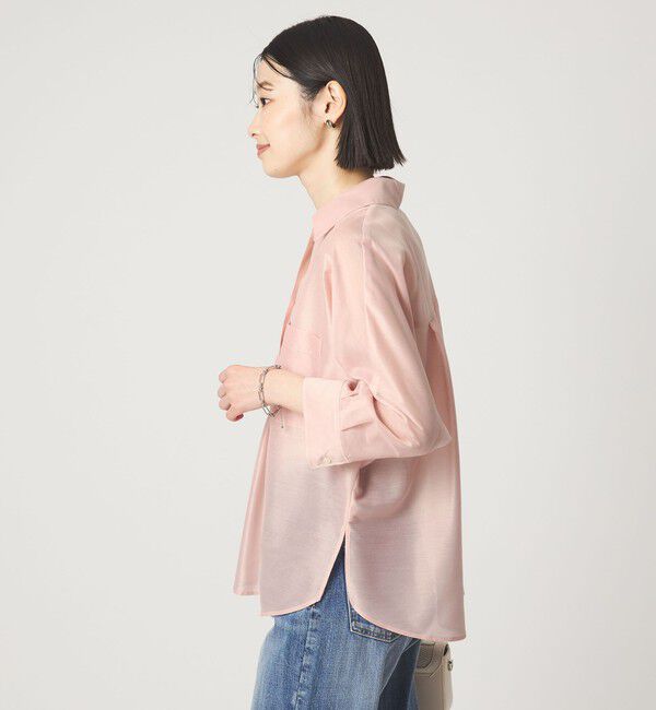 UNITED ARROWS green label relaxing「カールマイヤー スキッパー ポケット シャツ マシンウォッシャブル 通気性」|シャツ・ブラウス|