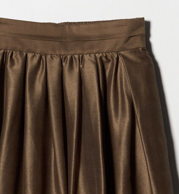 UNITED ARROWS green label relaxing「カールマイヤー タック ギャザー スカート」|フレア|