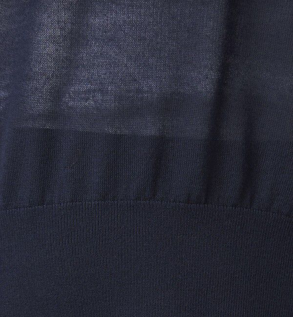 UNITED ARROWS green label relaxing「【WEB限定】＜at ease＞バイカラー シアー ニット プルオーバー」|ニット・セーター|