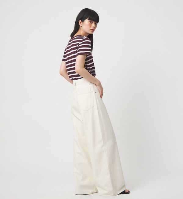 EMMEL REFINES「＜EMMEL REFINES＞EM  ソフト ワイド DNM パンツ」|チノ|