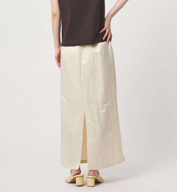 EMMEL REFINES「＜EMMEL REFINES＞EM サテン ナロー スカート」|スカート|