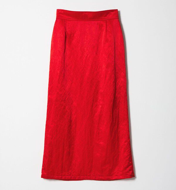 EMMEL REFINES「＜EMMEL REFINES＞EM サテン ナロー スカート」|スカート|