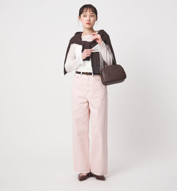 UNITED ARROWS green label relaxing「シャーリング シアー ロングスリーブ プルオーバー カットソー」|Tシャツ・カットソー|