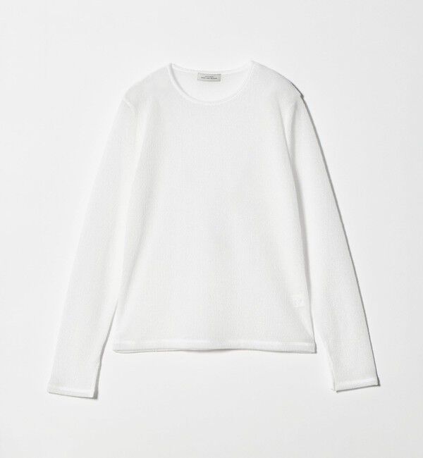 UNITED ARROWS green label relaxing「シャーリング シアー ロングスリーブ プルオーバー カットソー」|Tシャツ・カットソー|