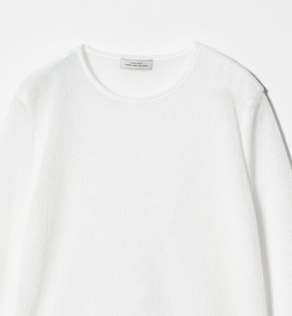 UNITED ARROWS green label relaxing「シャーリング シアー ロングスリーブ プルオーバー カットソー」|Tシャツ・カットソー|