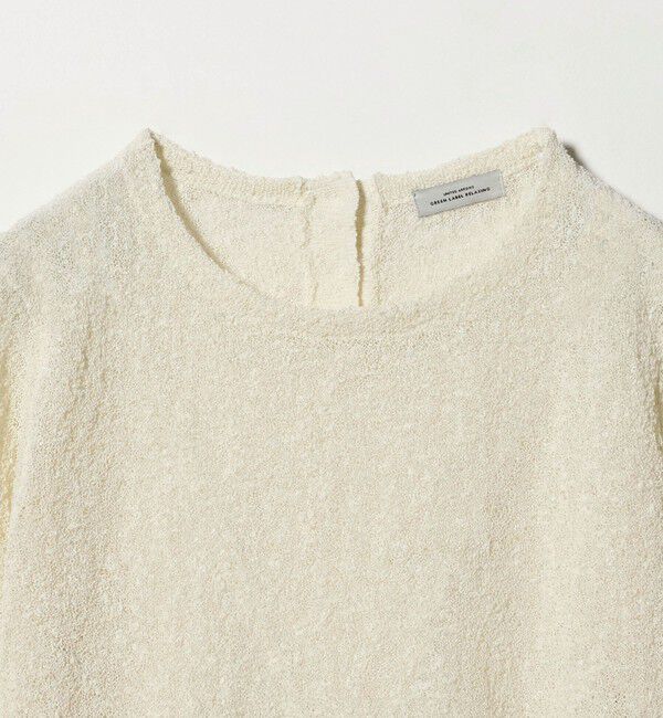 UNITED ARROWS green label relaxing「ノットヤーン ショートスリーブ プルオーバー ウォッシャブル」|ニット・セーター|