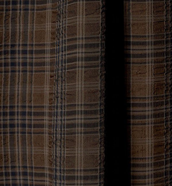 UNITED ARROWS green label relaxing「シアー チェック ロング スカート」|フレア|