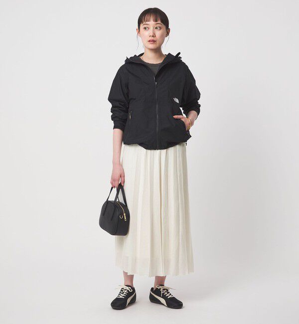 UNITED ARROWS green label relaxing「シアー ガーゼ プリーツスカート」|フレア|