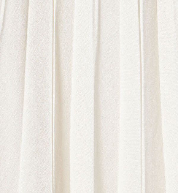 UNITED ARROWS green label relaxing「シアー ガーゼ プリーツスカート」|フレア|