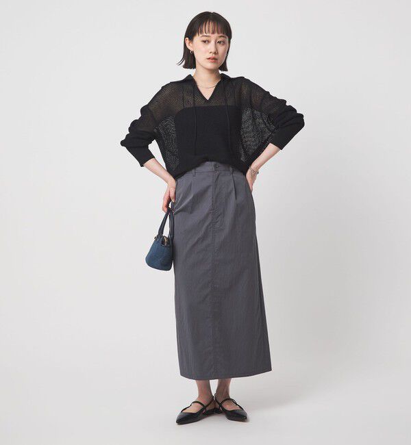 UNITED ARROWS green label relaxing「メッシュ ポロプルオーバー」|ニット・セーター|