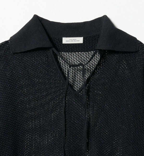 UNITED ARROWS green label relaxing「メッシュ ポロプルオーバー」|ニット・セーター|