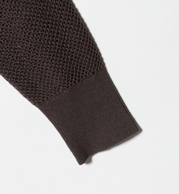 UNITED ARROWS green label relaxing「メッシュ ポロプルオーバー」|ニット・セーター|