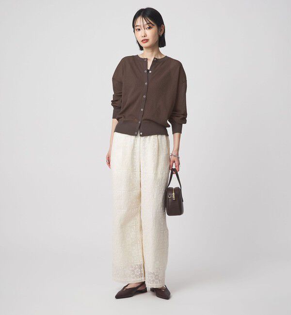 UNITED ARROWS green label relaxing「シアー サーマル 2WAY カーディガン」|カーディガン|