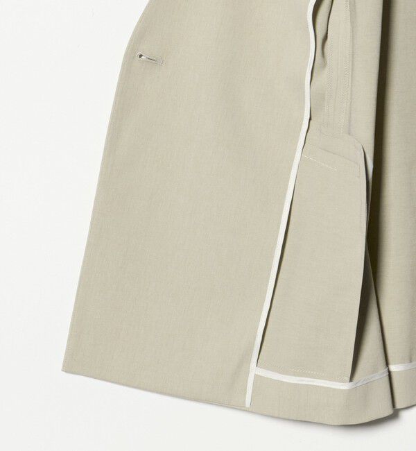 UNITED ARROWS green label relaxing「［size SHORTあり］サラフール ノーラペル ジャケット ストレッチ 接触冷感 UVカット」|ノーカラージャケット|