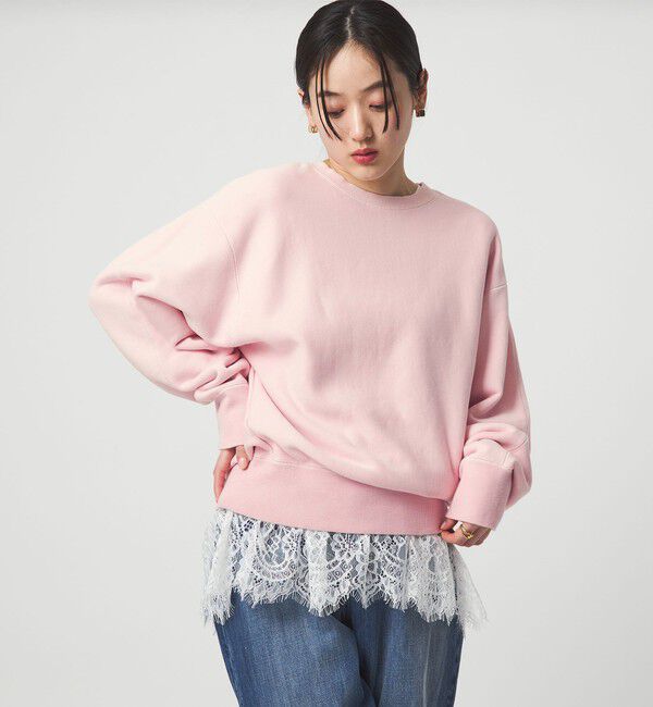 UNITED ARROWS green label relaxing「スソ レース プルオーバー カットソー」|Tシャツ・カットソー|