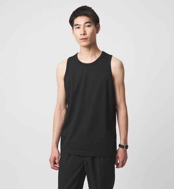 UNITED ARROWS green label relaxing「ドライ タンクトップ -吸水速乾-」|タンクトップ|BLACK
