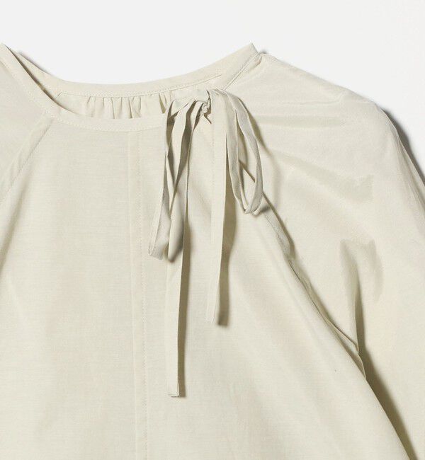 BEAUTY&YOUTH UNITED ARROWS「リボンタイ ノーカラーブラウス」|シャツ・ブラウス|