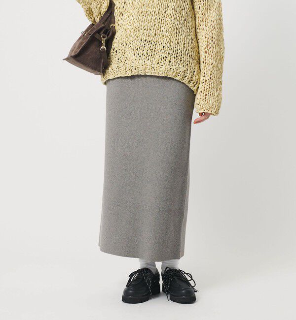 BEAUTY&YOUTH UNITED ARROWS「【WEB限定 Wardrobe DAILY MINIMAL】ミラノリブ ニットスカート ウォッシャブル」|スカート|