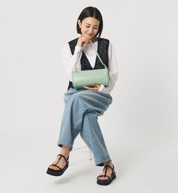 BEAUTY&YOUTH UNITED ARROWS「＜YAHKI＞スクエア ダブルジップ ショルダーバッグ」|ショルダー・メッセンジャー|