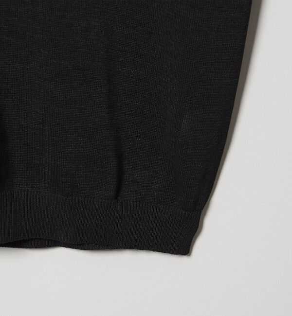 BEAUTY&YOUTH UNITED ARROWS「シャイン ギマ スキッパー ポロニット」|ニット・セーター|