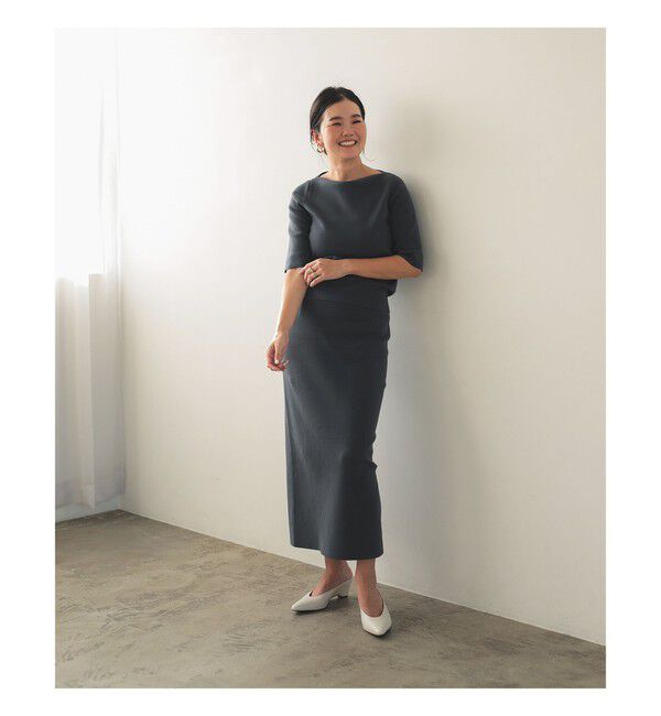 Demi-Luxe BEAMS 「シンプル ボートネックニット .M」|ニット・セーター|