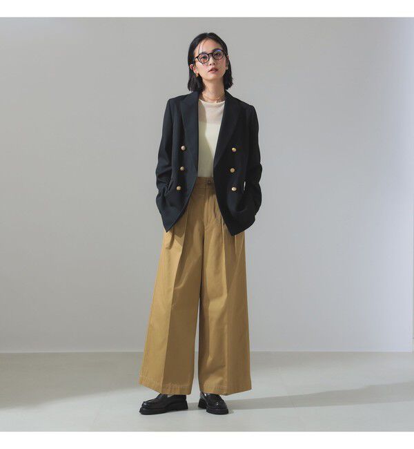 Demi-Luxe BEAMS 「ドライギャバジン ６ボタン ダブルジャケット」|ダッフルコート|