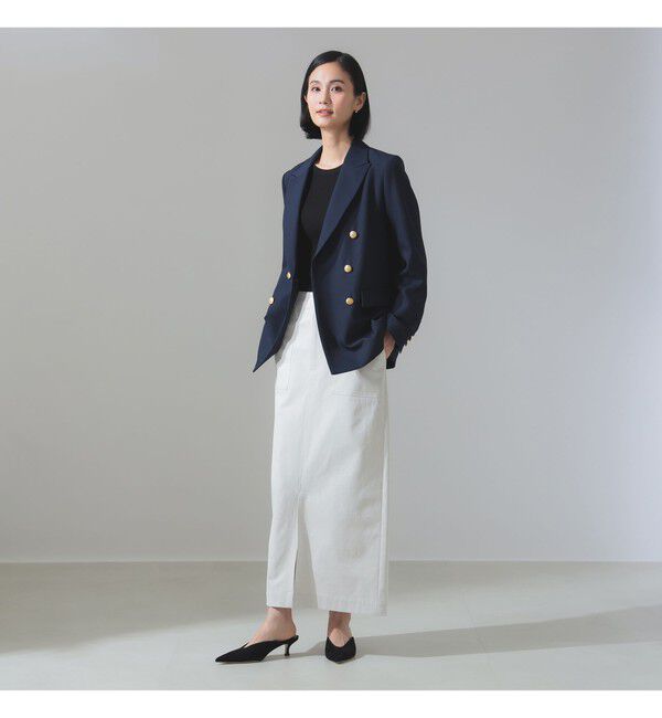 Demi-Luxe BEAMS 「ドライギャバジン ６ボタン ダブルジャケット」|ダッフルコート|