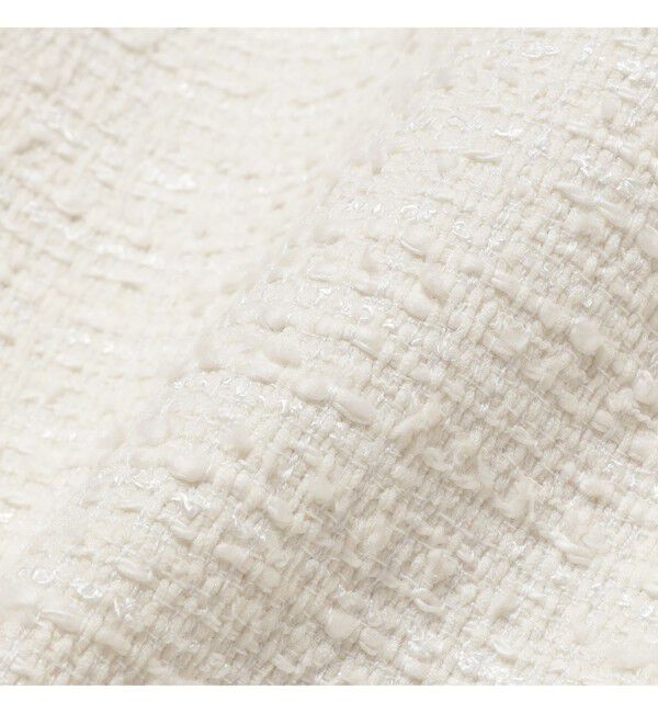 Demi-Luxe BEAMS 「ツイード クルーネック ジャケット＊」|ダッフルコート|