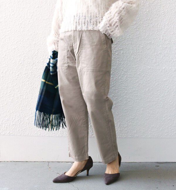 SHIPS for women「【WEB限定】ストレッチ ベーシック ベイカー パンツ」|その他|