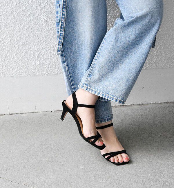 SHIPS any「SHIPS any: クロス ストラップ サンダル」|サンダル|