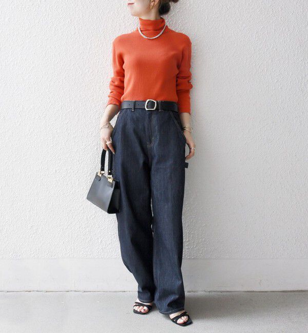 SHIPS any「SHIPS any:〈手洗い可能〉デリケート リブ タートルネック ニット プルオーバー」|ニット・セーター|