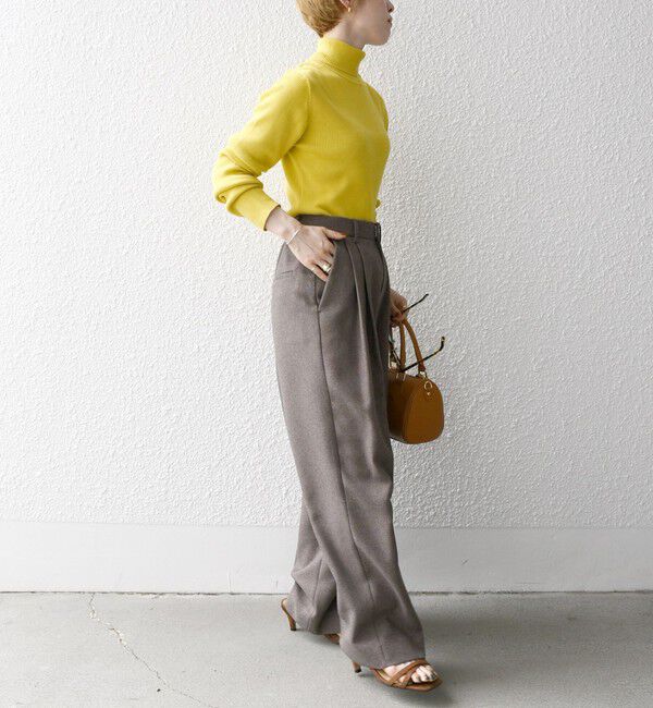 SHIPS any「SHIPS any:〈手洗い可能〉デリケート リブ タートルネック ニット プルオーバー」|ニット・セーター|