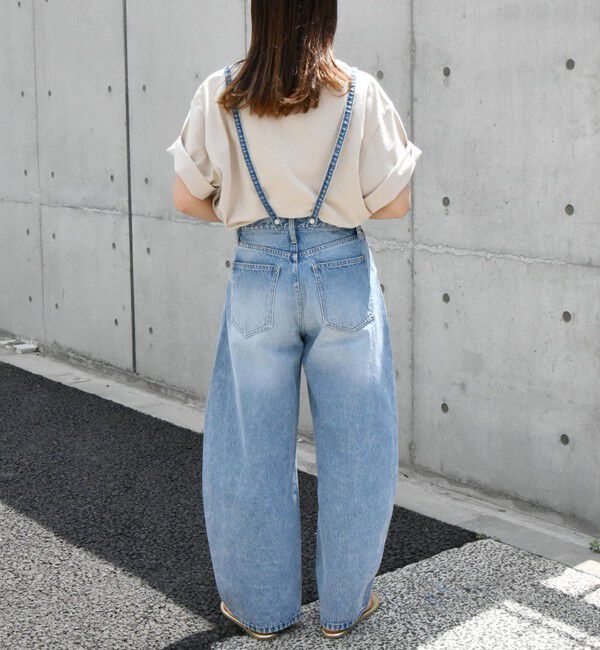 SHIPS any「《追加予約》bon_meur:〈洗濯機可能〉コクーン シルエット デニム パンツ」|デニム|