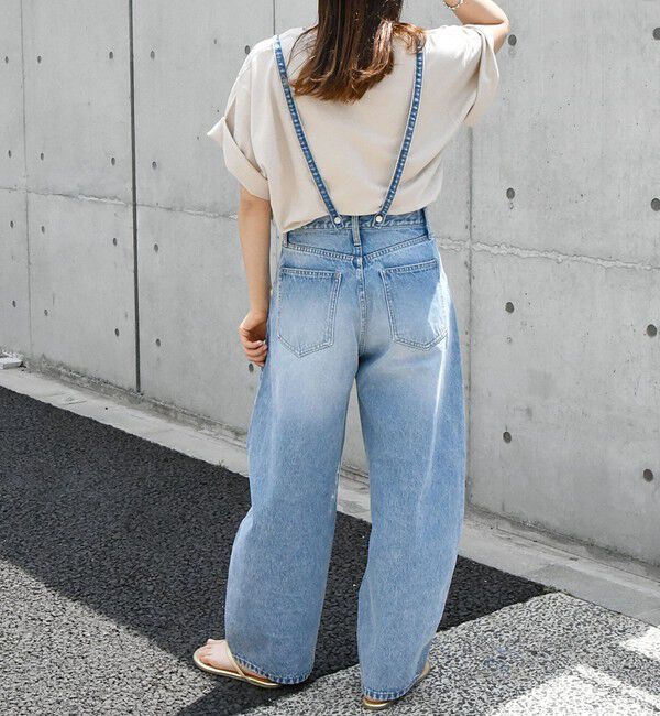 SHIPS any「《追加予約》bon_meur:〈洗濯機可能〉コクーン シルエット デニム パンツ」|デニム|