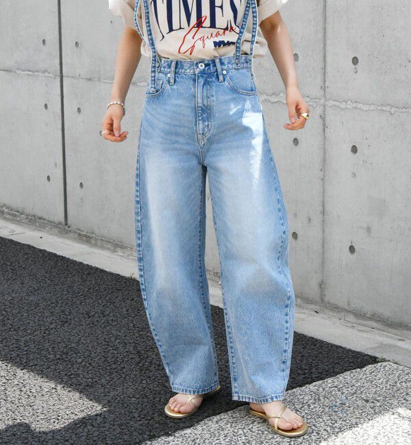 SHIPS any「《追加予約》bon_meur:〈洗濯機可能〉コクーン シルエット デニム パンツ」|デニム|