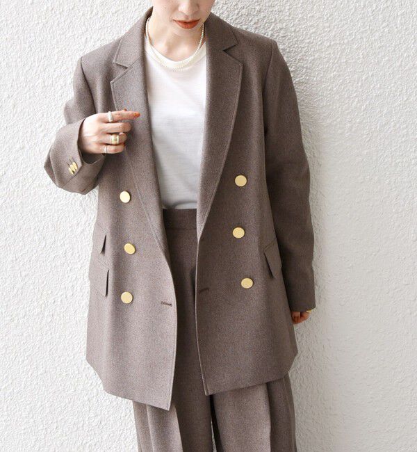 SHIPS any「SHIPS any:〈洗濯機可能〉アイビー ブレザー ダブル ジャケット」|テーラードジャケット|