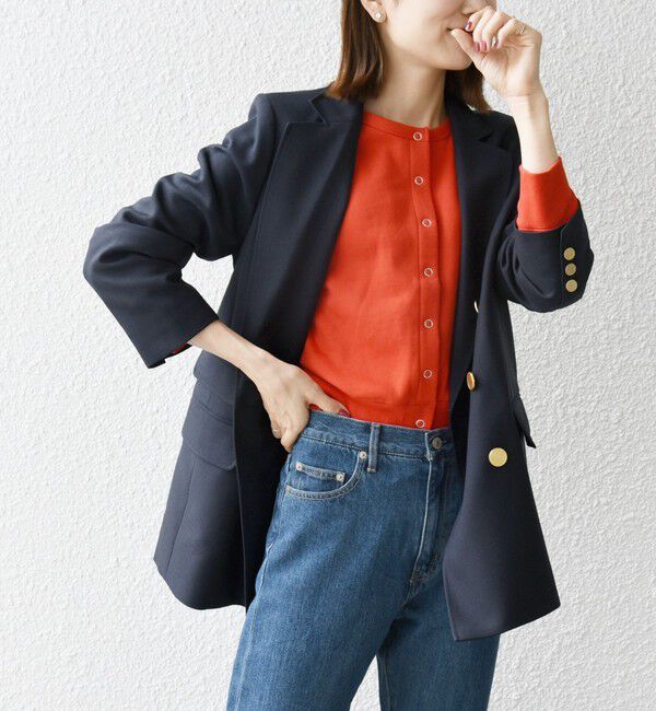 SHIPS any「SHIPS any:〈洗濯機可能〉アイビー ブレザー ダブル ジャケット」|テーラードジャケット|