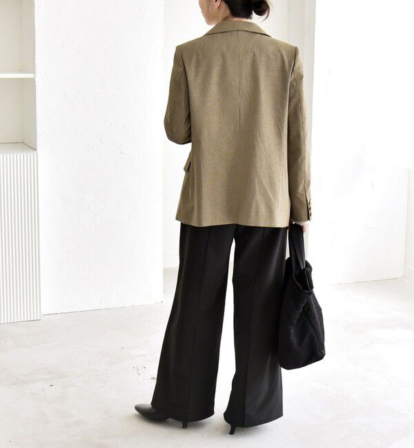 quaranciel「quaranciel:〈洗濯機可能〉ハンサム ダブルブレスト ブレザー ジャケット（セットアップ対応）」|テーラードジャケット|