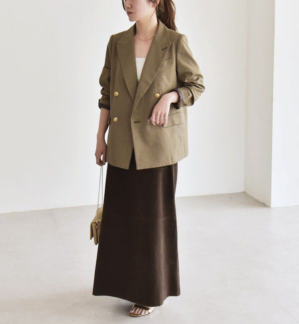 quaranciel「quaranciel:〈洗濯機可能〉ハンサム ダブルブレスト ブレザー ジャケット（セットアップ対応）」|テーラードジャケット|