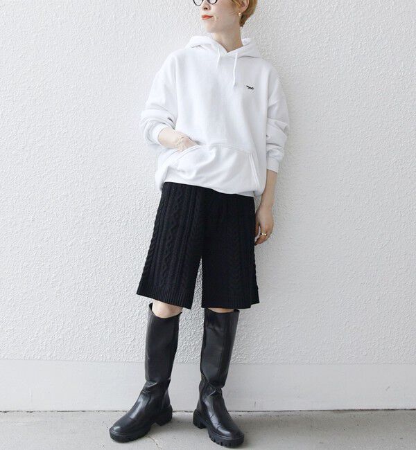 SHIPS any「【SHIPS any別注】eblouna: トラックソール ロング ブーツ」|ロングブーツ|