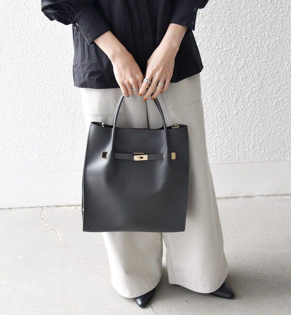 SHIPS any「SHIPS any: A4 メタル フィッティング トート バッグ」|トートバッグ|