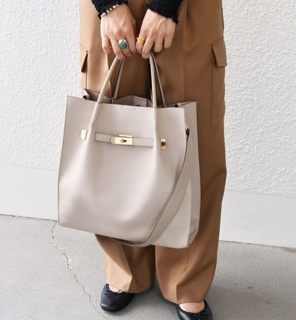 SHIPS any「SHIPS any: A4 メタル フィッティング トート バッグ」|トートバッグ|